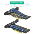 652F Nvme Disk PCIe 4X Converter Board 16Gbps M 2 2230 2242 2260 2280 Zpaxo CN