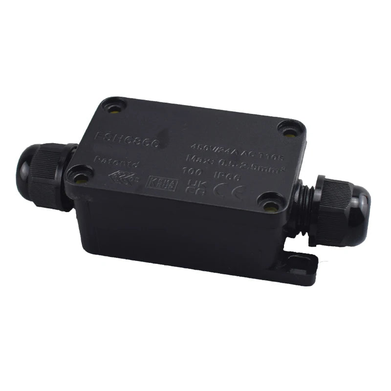IP66 Waterproof Junction Box 2 Way 3 Cable Connector Sealed Retardant