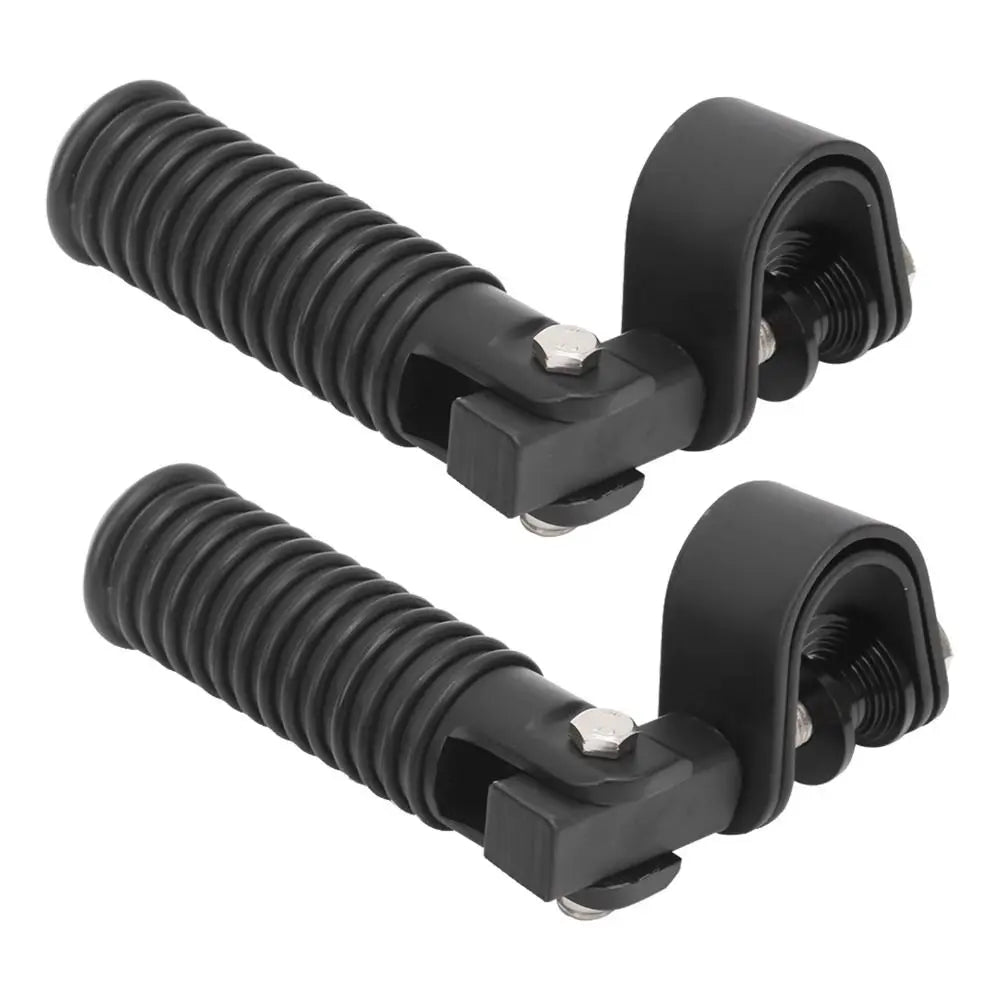 Bumper Guard Universal Motorcycle Foot Pegs Alloy Steel Rubber Zpaxo