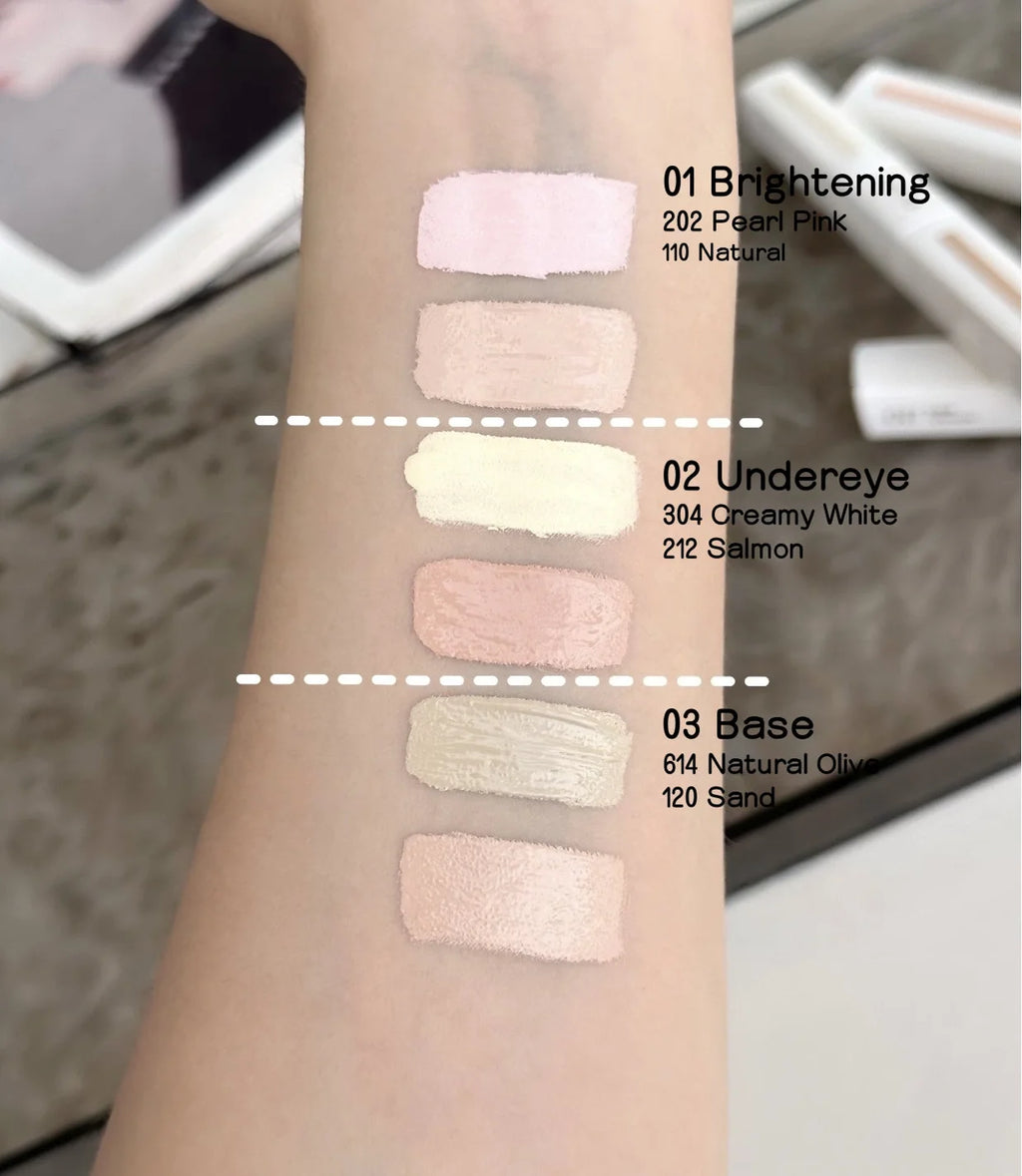 Joocyee Airy Wear Double Sided Concealer 7g Two-Color Concealer High Coverage Moisturizing Makeup Cosmetics Zpaxo