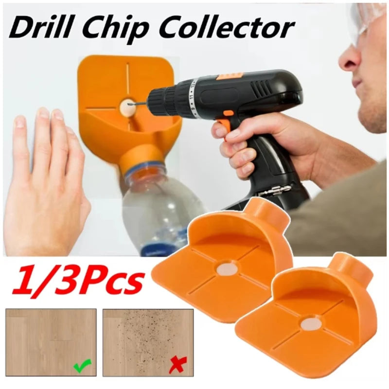 3pc-1pc New Drilling Dust Collector Large Capacity Non-Slip Wall Drilling Dust Collector Universal Impact Hammer Dust Collector Zpaxo