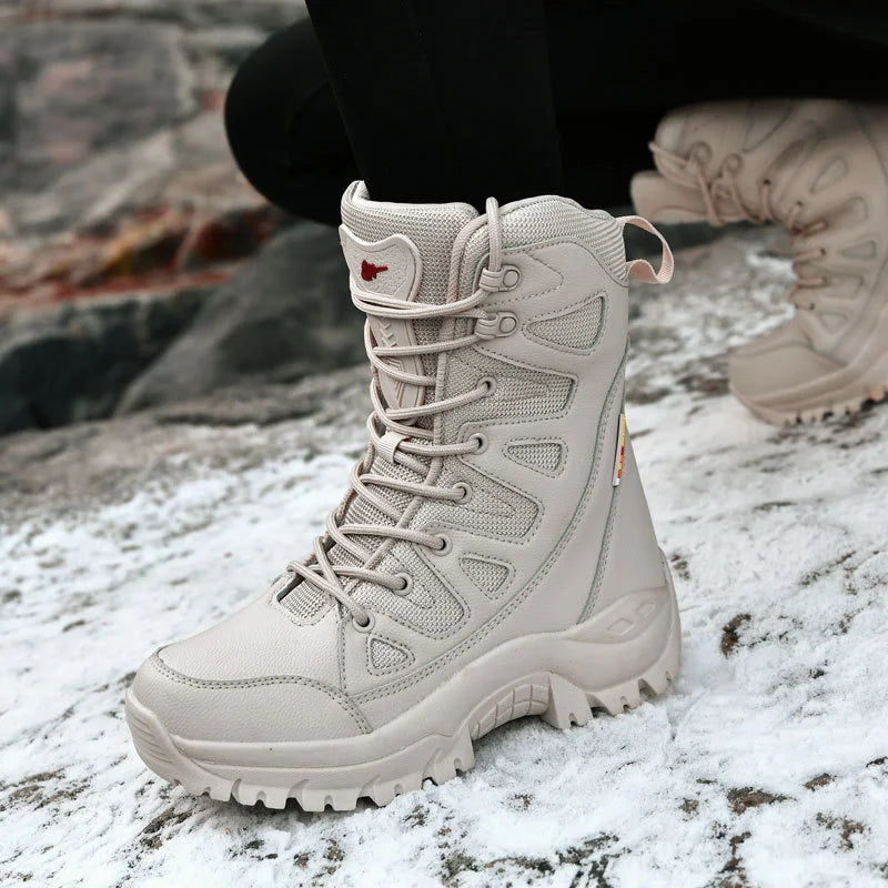Winter Warm Plush Fur Snow Boots Waterproof Men's Outdoor Non-slip Zpaxo