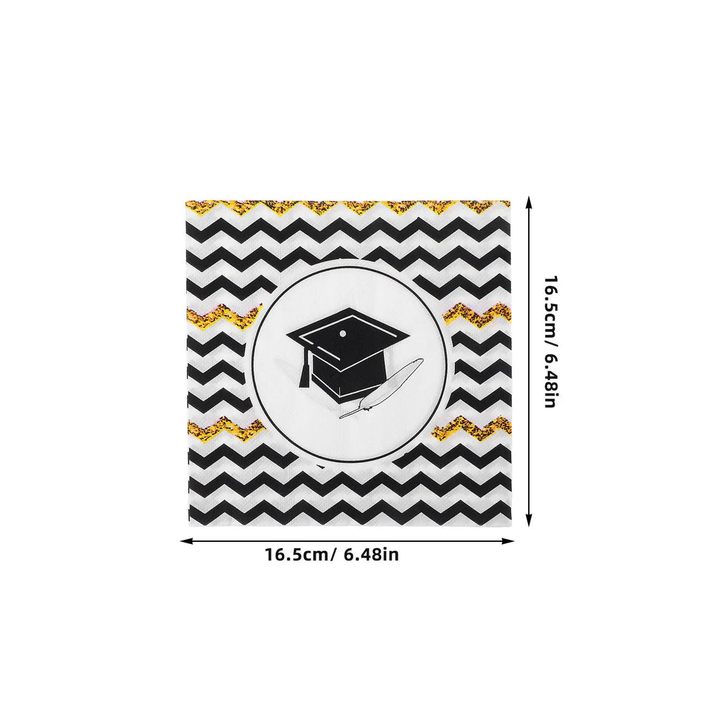 Graduation Party Napkins Durable Thick Paper Towels Suitable 2025