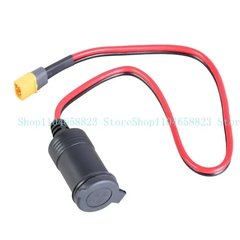 XT60 Male/Female to Car Charging Adapter 14AWG Female Car Charging Adapter Socket Connector Cable for Car Truck Motorcycle Zpaxo