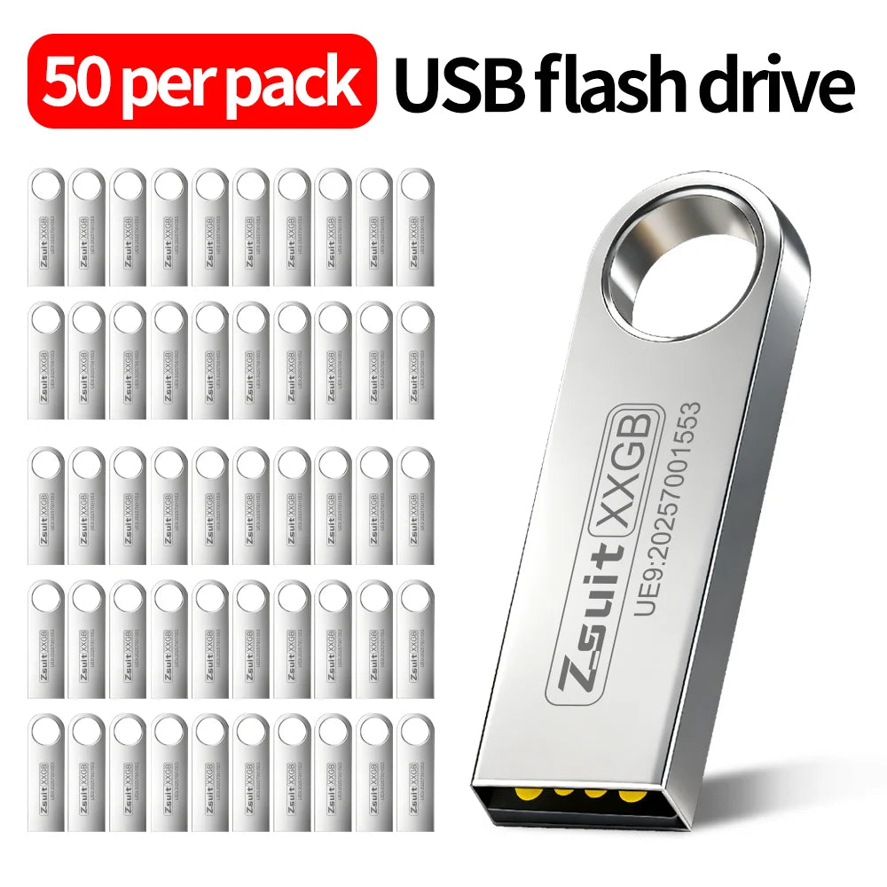 50pcs 8GB Custom Logo High Speed USB 3.0 USB Flash Drive with Free Shipping InterfaceMetal Flash Drive USB Store Zpaxo