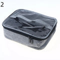 30-Slot Nail Polish Storage Bag Black Gray Portable Hand-held Large Zpaxo Gray 2