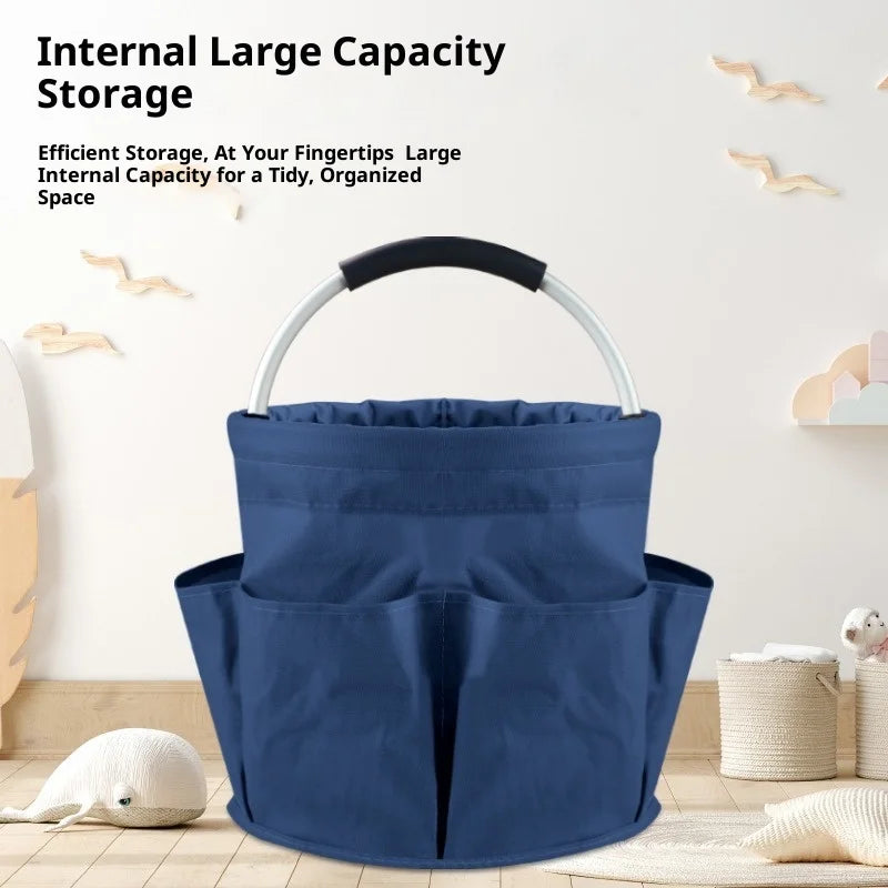 17L Foldable Basket – Beach, Picnic & Cleaning Storage Caddy Foldable Storage Basket Zpaxo
