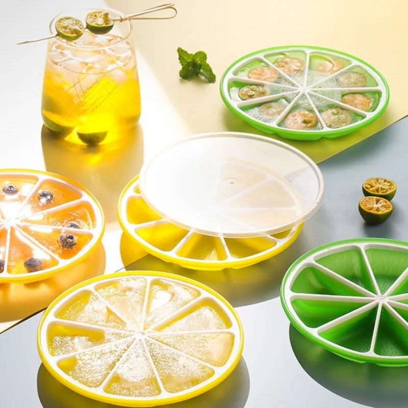 Lemon Shape Silicone Ice Mold Food Grade Easy Release Cocktails