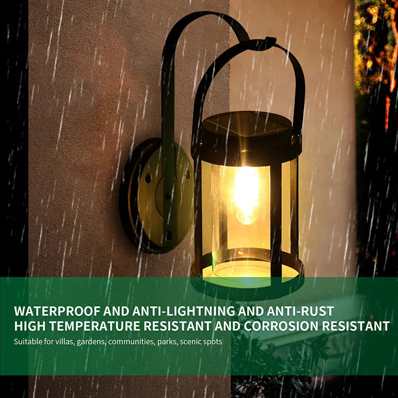 Solar Lamp Waterproof Llights Outdoor Garden Portable Camping Lantern Zpaxo