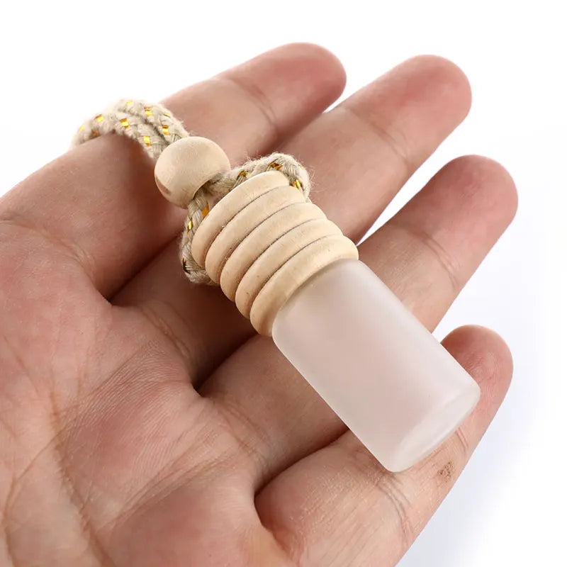 Car Perfume Bottle Essential Oils Air Freshener Pendant Zpaxo Transparent