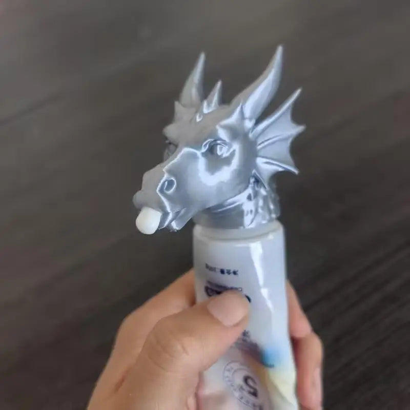 1/2pcs Dragon Head Toothpaste Dispenser – Creative Cap Topper, Fun Bathroom Gadget for Sink & Home Decor Zpaxo