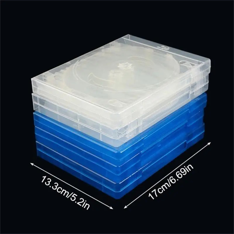 652F 10 DVD Jewelry Case Clear Box Container Transparent Zpaxo