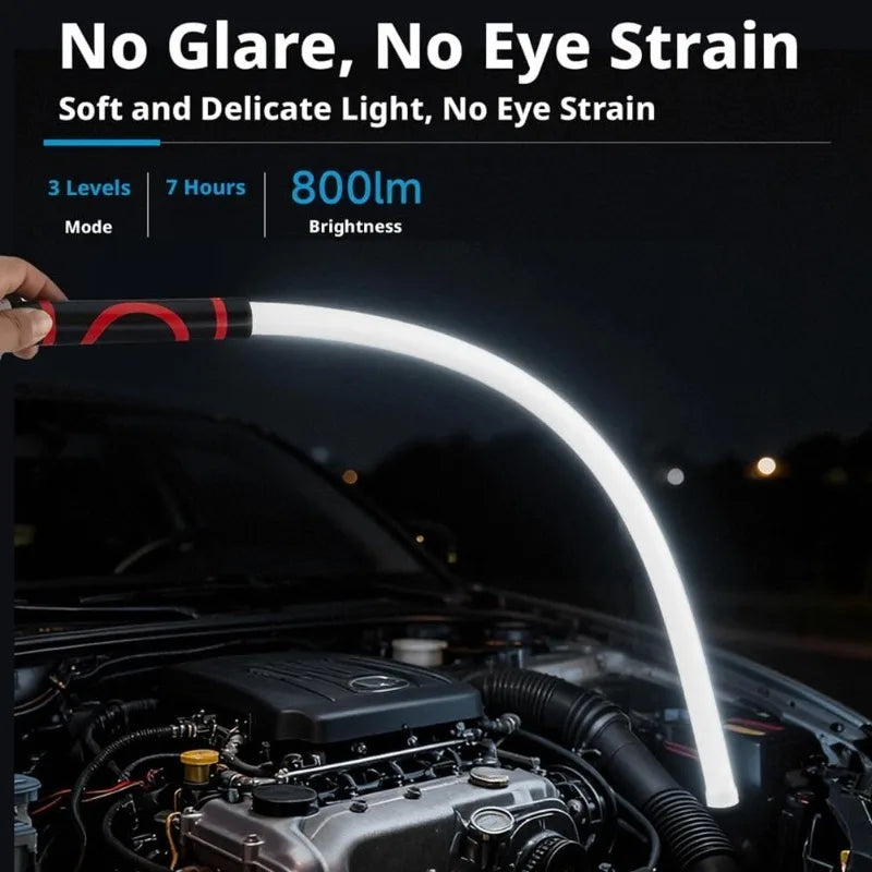 Flexible LED Work Light 800lm USB-C Rechargeable | Zpaxo