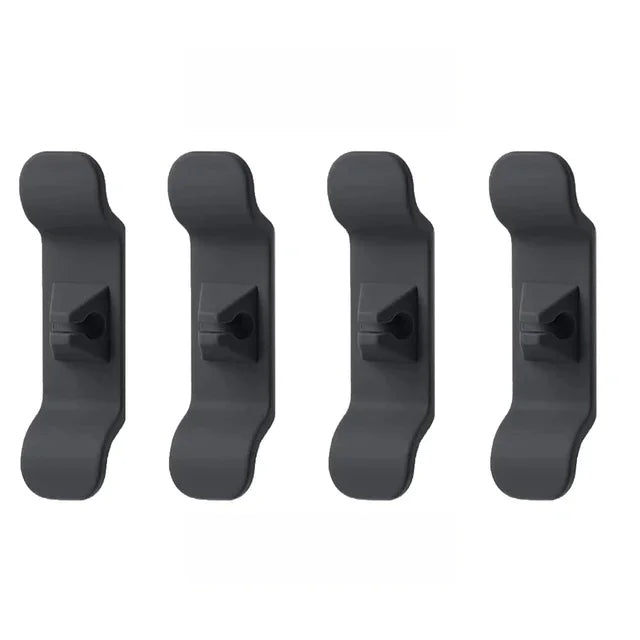 Cord Organizer Cable Management Clip Storage Holder Keeper Wrapper Zpaxo 4PCS Black