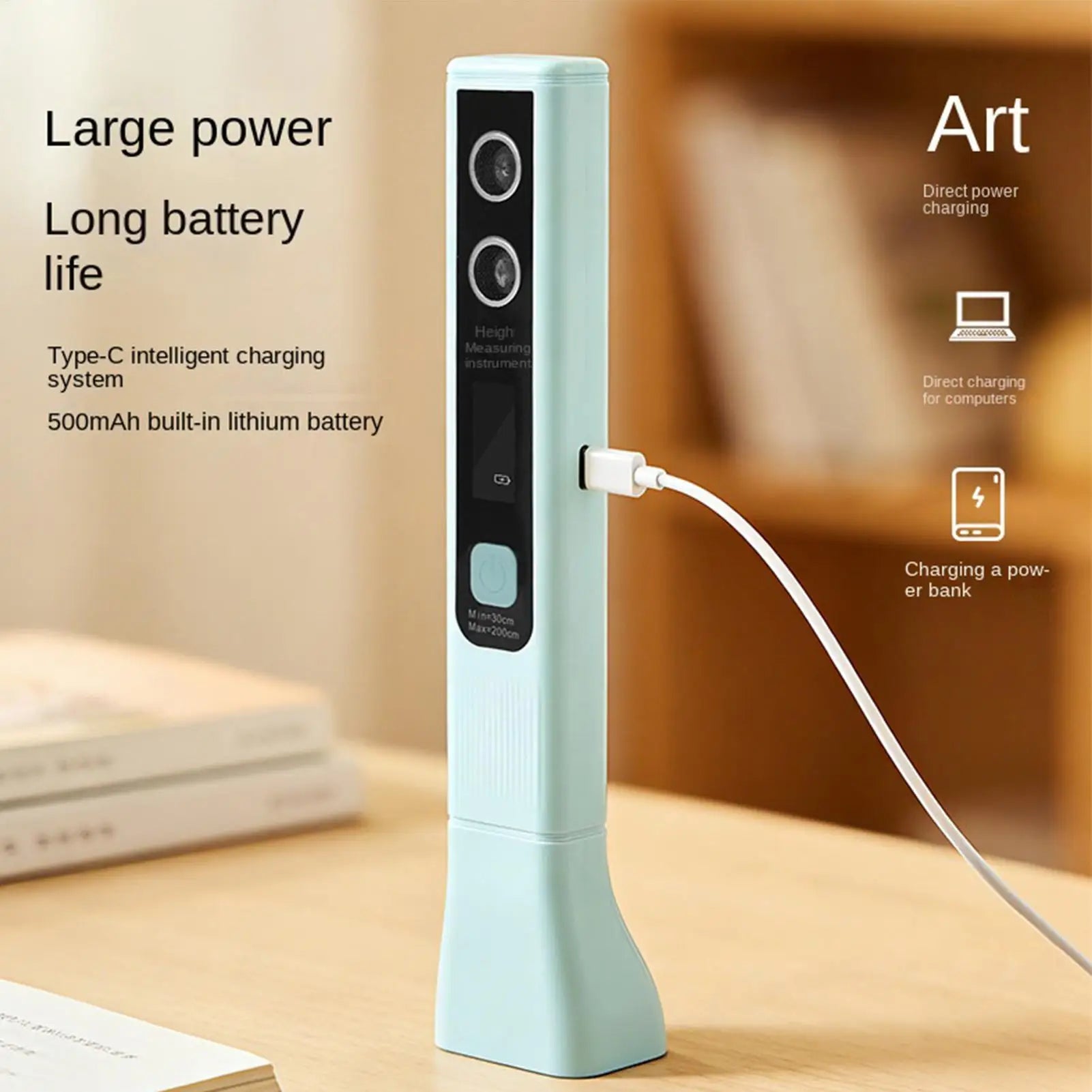 Height Measurement Kids Rechargeable Quick Portable Cordless