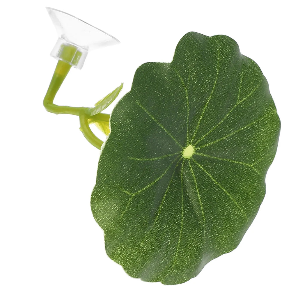 Lifelike Artificial Lotus Leaf Betta Fish Bed Resting Pad Hiding Spot