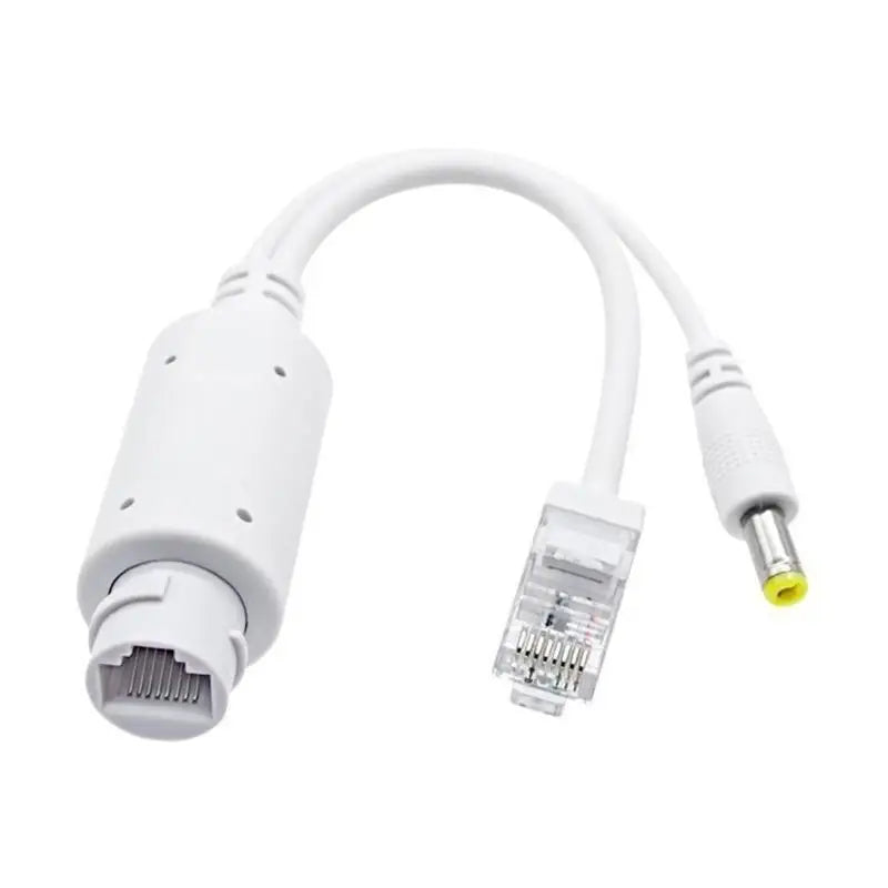 652F Ethernet 48V 12V Poe Splitter Adapter 10 100Mbps Networking Zpaxo