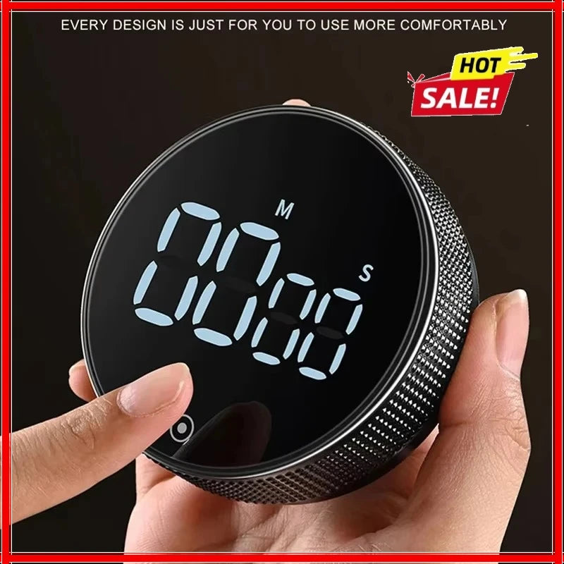 Magnetic Kitchen Timer – Rotary Mechanical Countdown Timer Kitchen Timer Zpaxo
