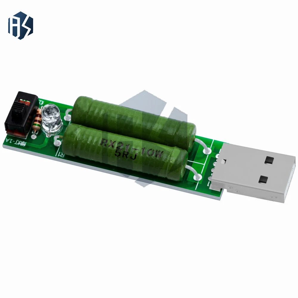 Compact Digital USB Discharge Tester Current Voltage Meter 1A 2A Zpaxo