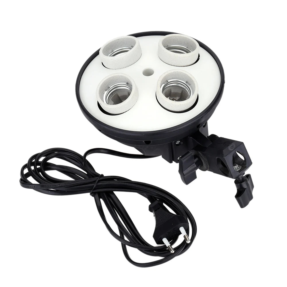 1 E27 Base Socket Light Lamp Bulb Holder Adapter Photo Video Studio