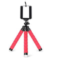 Sponge Octopus Tripod Universal Lazy Mobile Phone Holder Portable Zpaxo Red