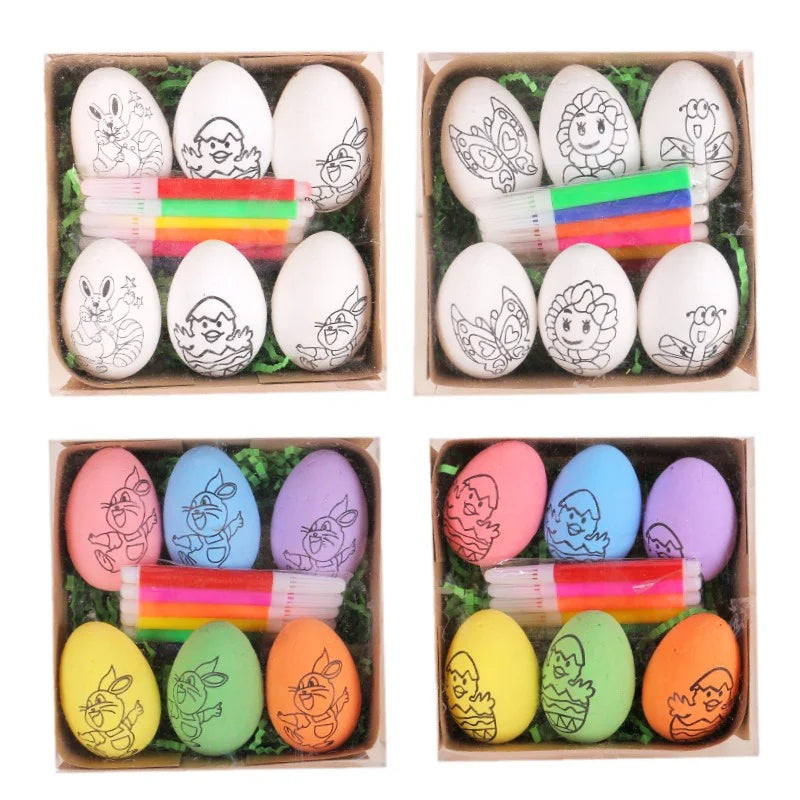 Hand-drawn Easter Egg Drawing Toys Party Supplies Ideal Various