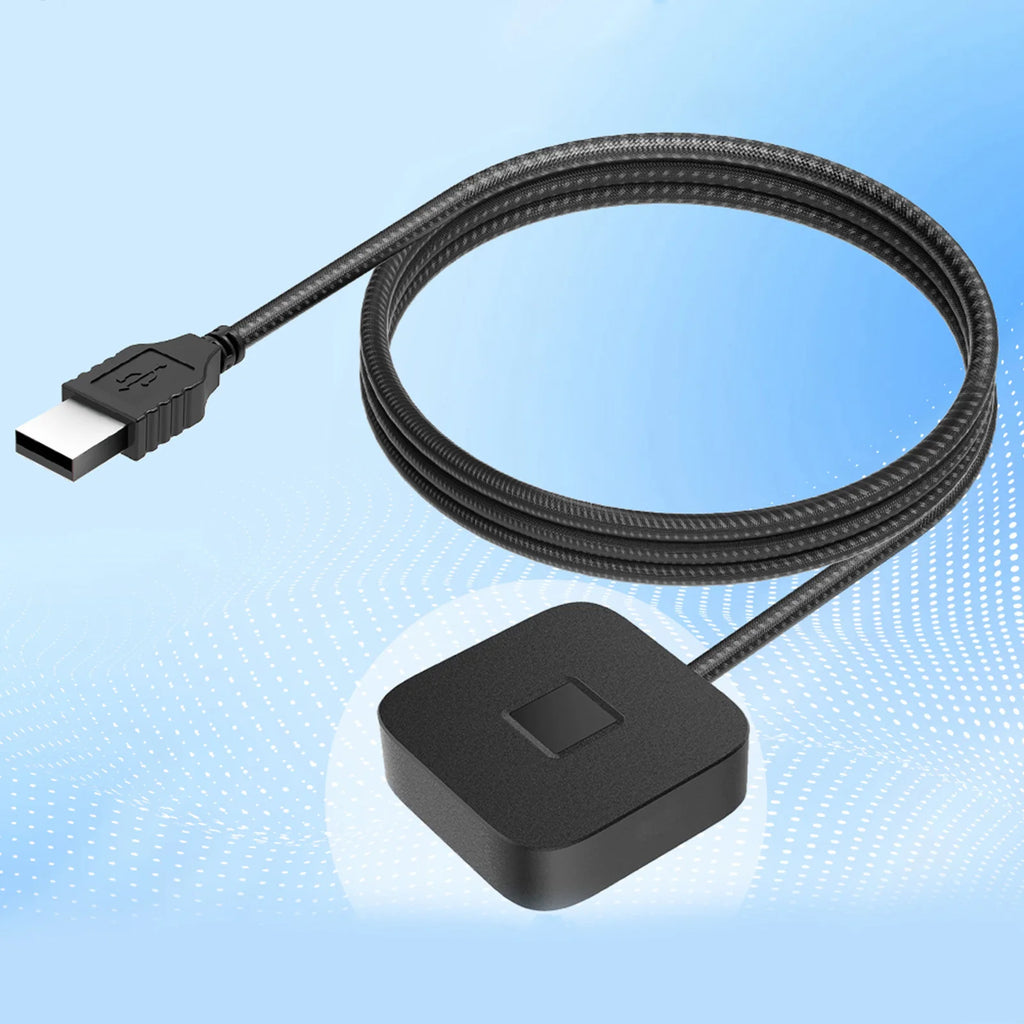 USB Fingerprint Reader 5ft Cable Windows Hello Biometric Login 10 11