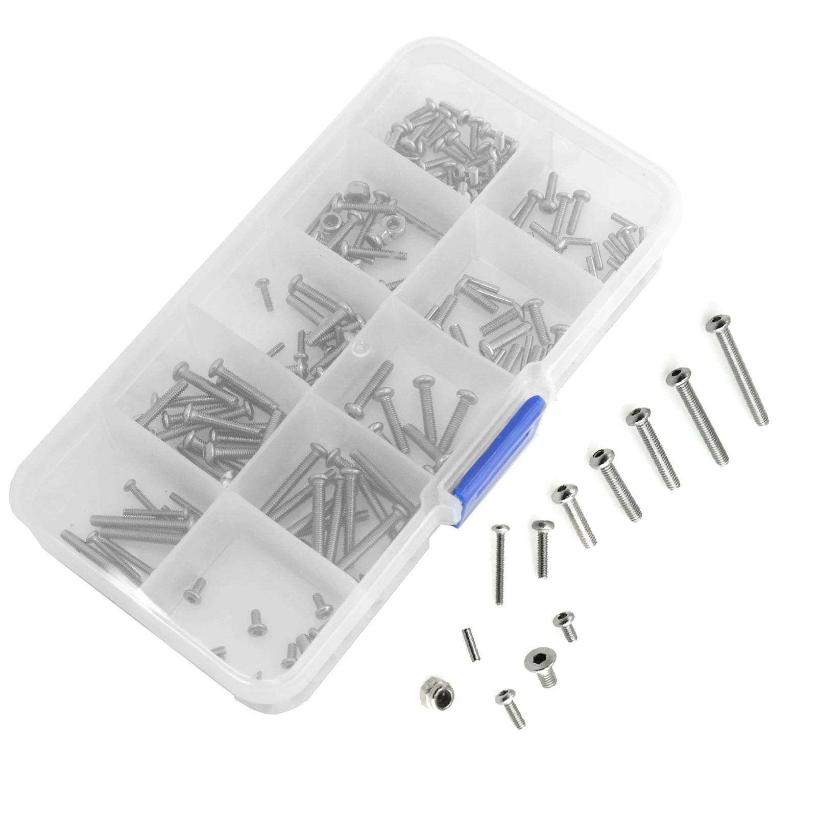1 Box M1 6 M2 5 Stainless Steel Hex Screws Nuts Hardware TRX4M 18 RC