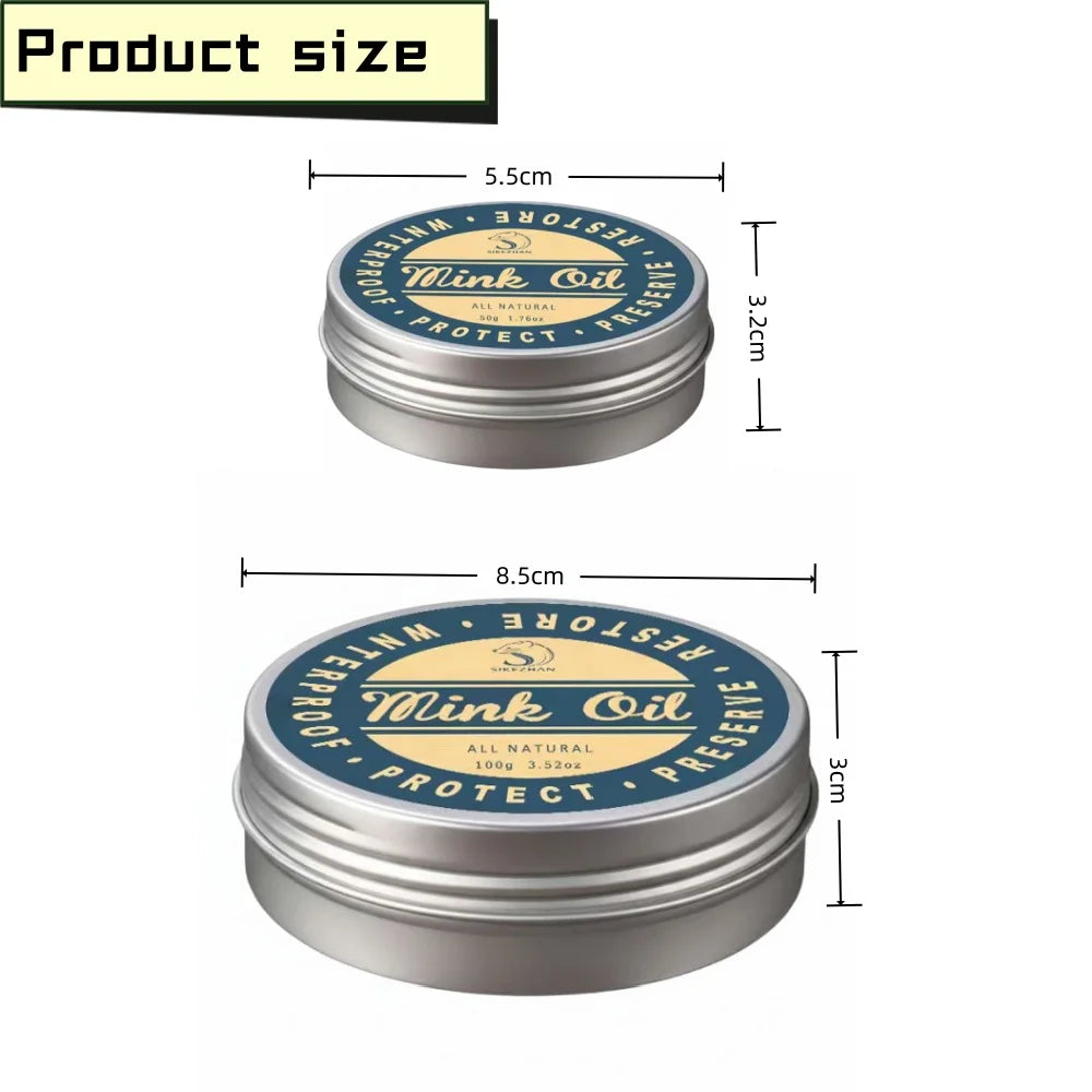 50g/100g Leather Sofa Cleaner and Polish Care Balm for Shoes,luxury Leather Bag Care Salve Restorer Cleaning Products Zpaxo