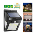 Solar Panel Outdoorlights Motion Sensor 1200mA Outdoor Waterproof Zpaxo 40Led 1PC Wall light