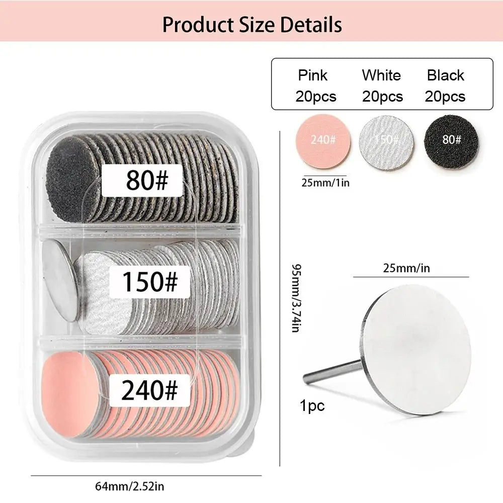 Box Calluses Removal Nail Sanding Paper Bit Polishing Dead Skin Zpaxo