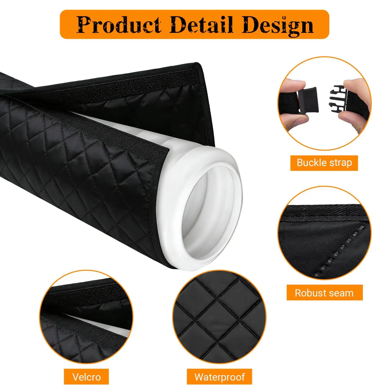 Portable Air Conditioner Hose Insulation Cover Exhaust Duct Vent