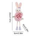 Easter Bunny Decor Cute Rabbit Figurines Spring Tabletop Mantel Tree