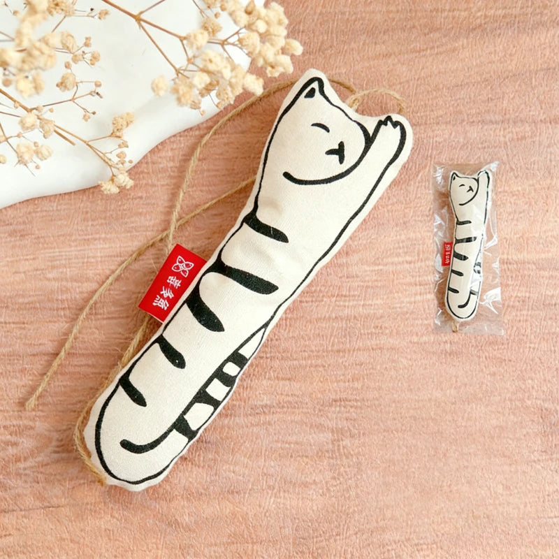 Interactive Fish Cat Toy Soft Catnip Chew Stick Rattle Bite Resistant Zpaxo B 1pcs