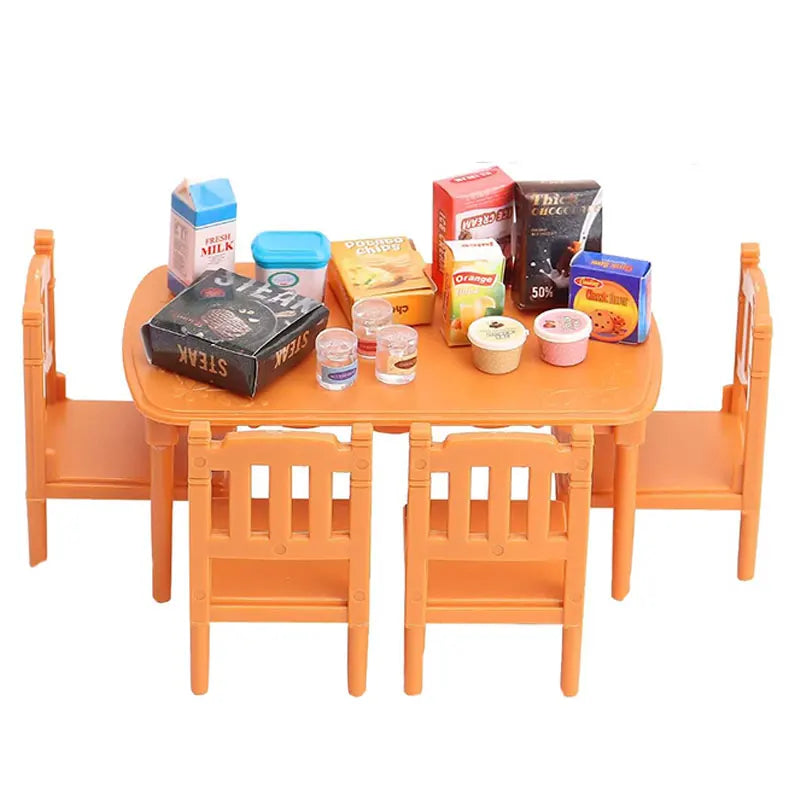 1 12 Forest Family Dollhouse Furniture Montessori Miniature Doll