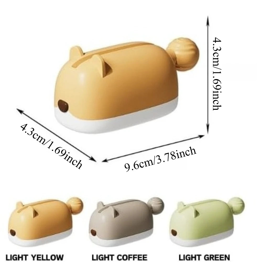 Hamster Toothpaste Squeezer Set – Dispenser, Holder & 4 Covers
