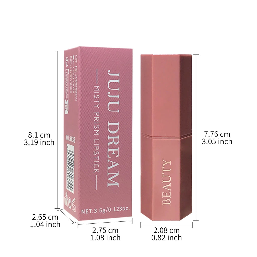 Matte waterproof velvet nude lipstick - Sexy red-brown long-lasting makeup - Professional style, easy to carry Zpaxo