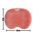Foot Wash Mat Silicone Sponge Body Brush in The Shower Reusable Wall Mounted Back Silicone Bath Foot Massage Pad Shower Zpaxo pink pad