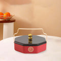 Divided Serving Tray with Lid – Chinese New Year Snack Organizer Divided Serving Tray Zpaxo 1 Layer