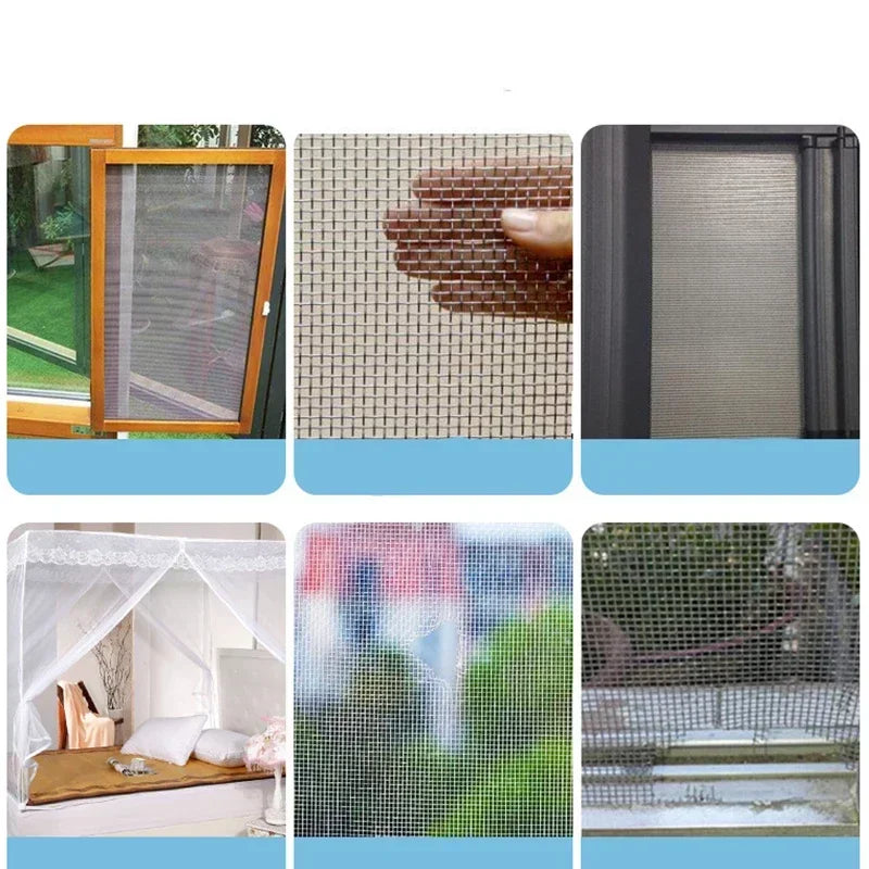 5x200cm Screen Repair Tape Window Door Waterproof Mosquito Net Patch Self-adhesive Super Fix Mesh Netting Broken Holes Tool Zpaxo