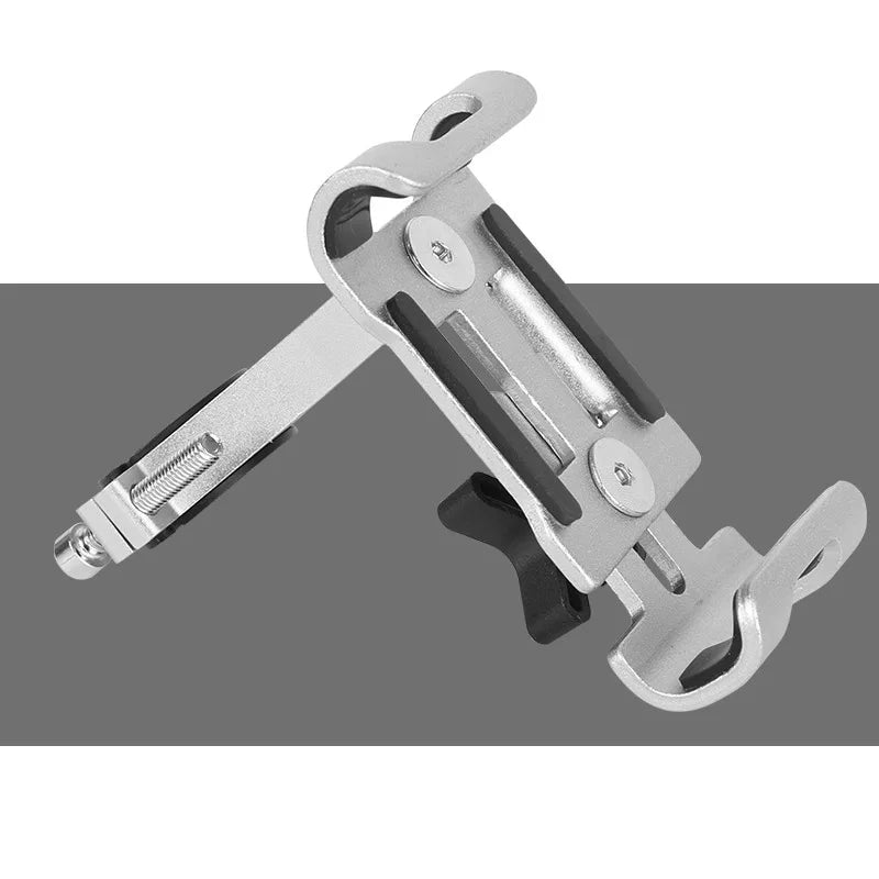 Bicycle Mobile Phone Bracket Aluminum Alloy Electric Car Motorcycle Zpaxo Fixed Gray