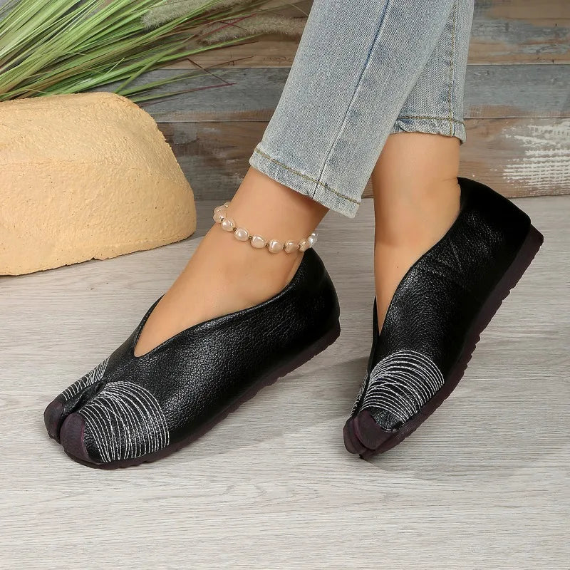 2026 Spring Autumn Women's Split Toe Fashionable Casual Shoes Women Zpaxo