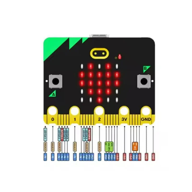Micro Bit V2 Go Version BBC Microbit Kids DIY Development Board 22 Zpaxo