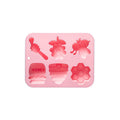 6-hole Bee Theme Silicone Mold 3d Flower Honeycomb Fondant Candy Chocolate Mould Fudge Dessert Soap Resin Mold Cake Decoration Zpaxo Pink