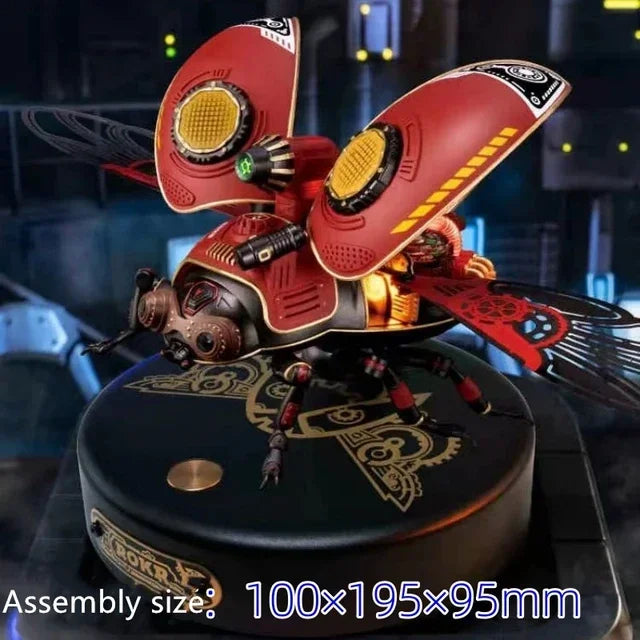 Rokr Storm Beetle MI03 Steampunk Mecha Model Kit | Electric