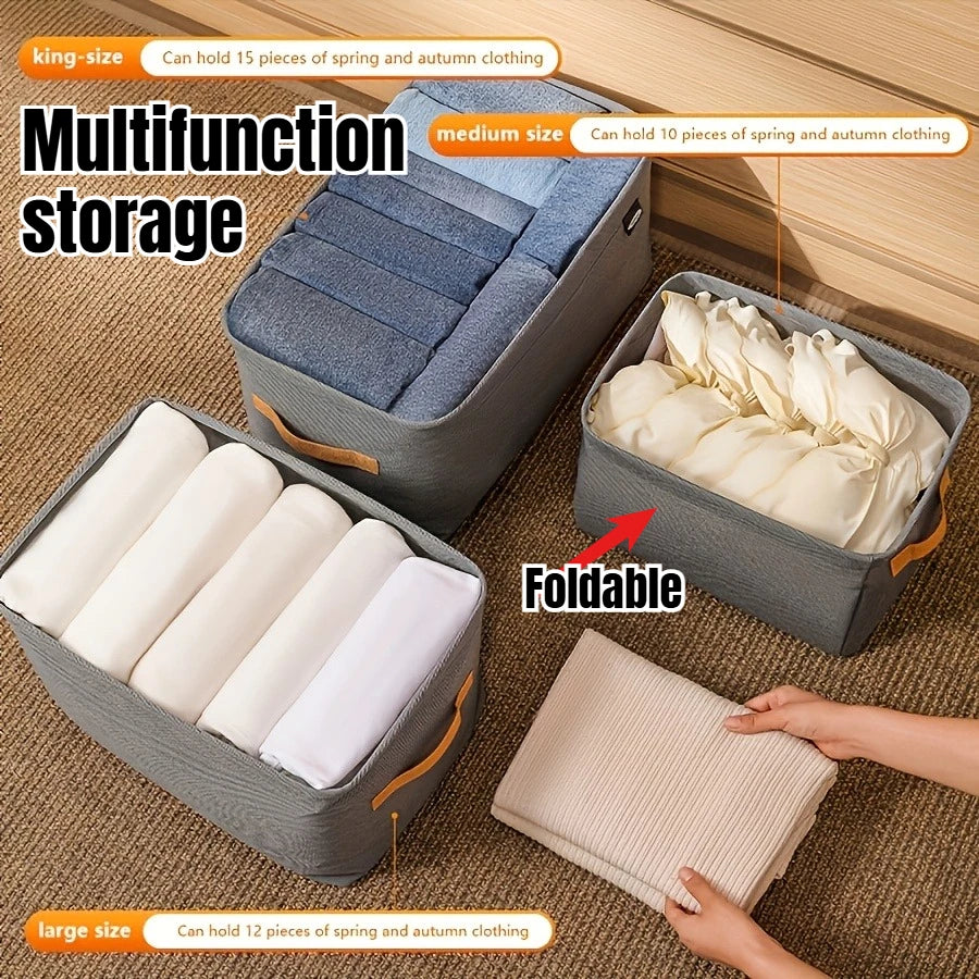 Non-Woven Clothes Storage Box – Wardrobe Drawer Organizer Clothes Storage Box Zpaxo