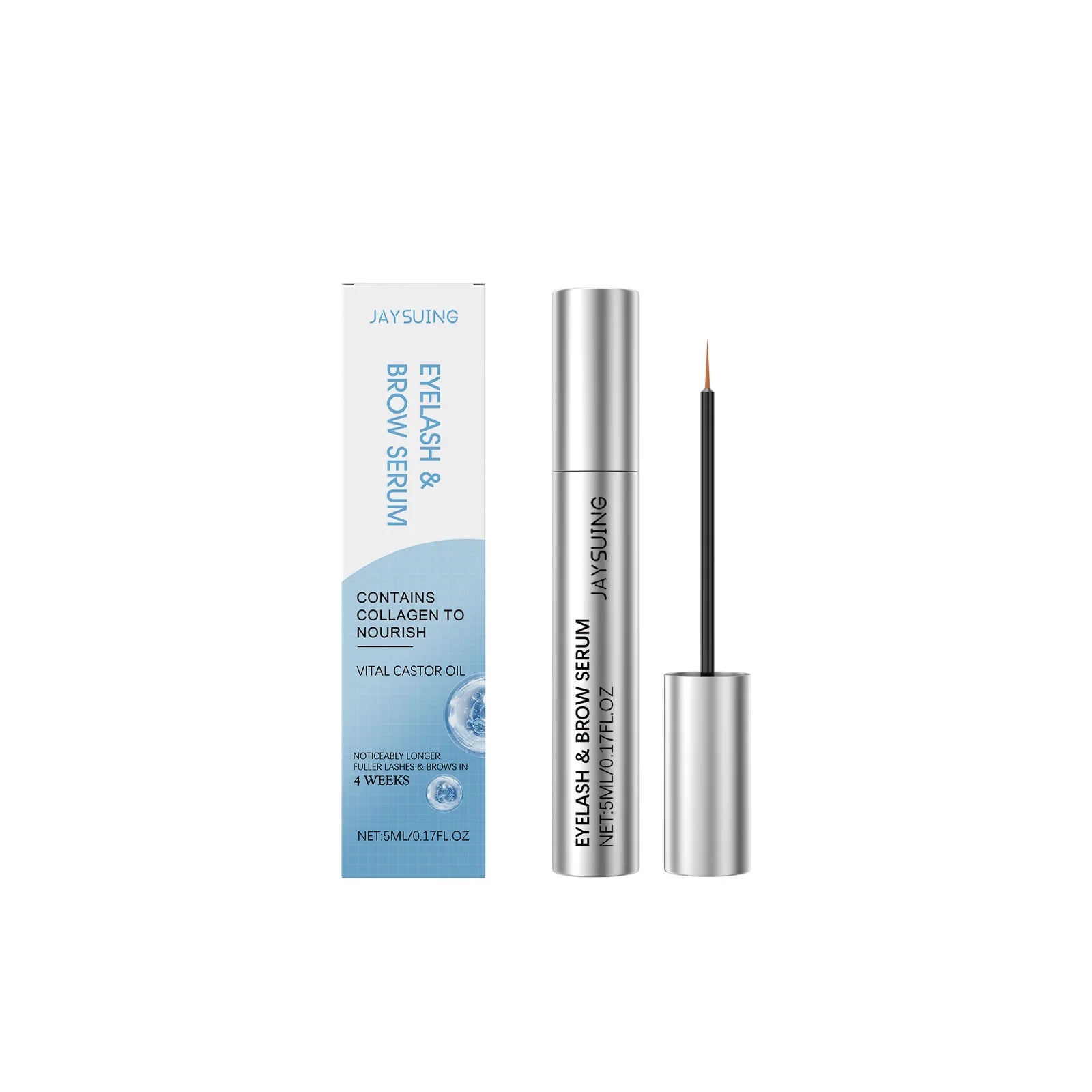 Jaysuing Eyelash Growth Serum – Thicker Longer Lashes & Brows Eyelash Growth Serum Zpaxo 5ml 15g