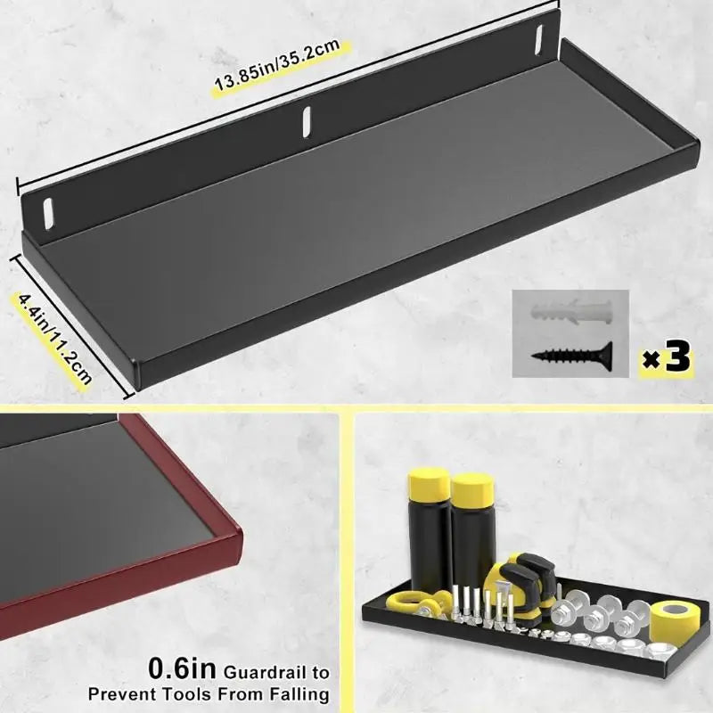 Metal Tool Organizer Wall Mount For Storage Of Screwdrivers, Pliers, Hammers, And Wrenches In Workshop Zpaxo A4