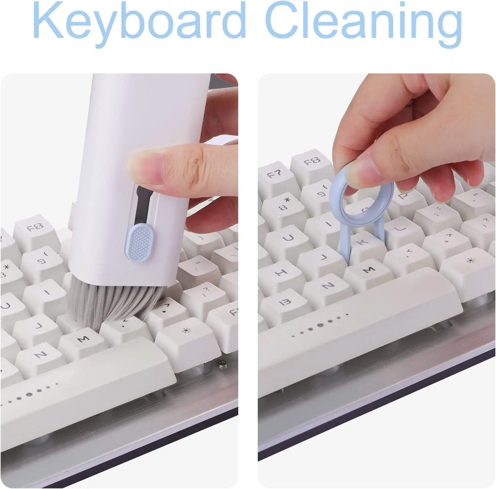 7-In-1 Mechanical Keyboard Cleaning Brush Kit Computer Dust Removal Tool With Multifunctional Cleaner Pen Brush Set For Keyboard Zpaxo