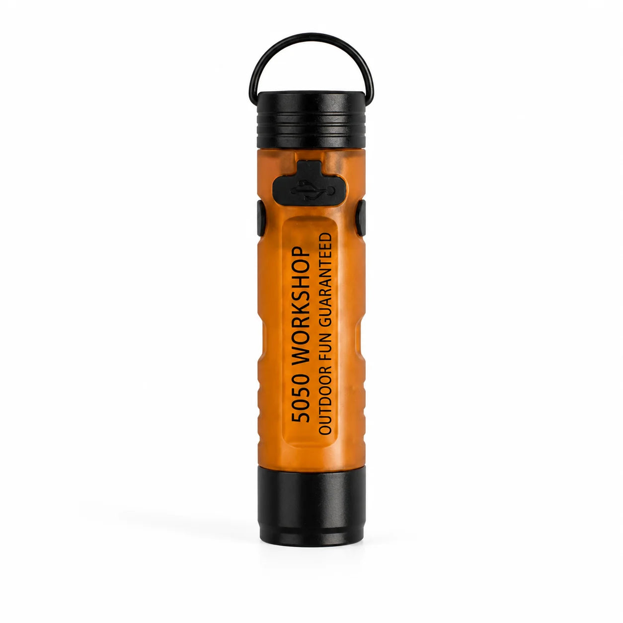 Mini 5050 Rechargeable LED Pocket Flashlight Clip-On Hat Light Keychain Torch Portable Work Lamp for Camping Hiking Outdoor Use Zpaxo Amber
